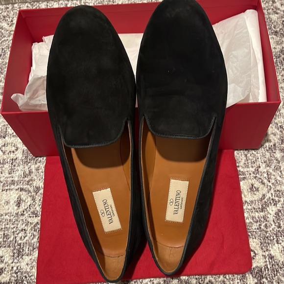 Valentino Black Suede Slipper - Picture 2 of 12